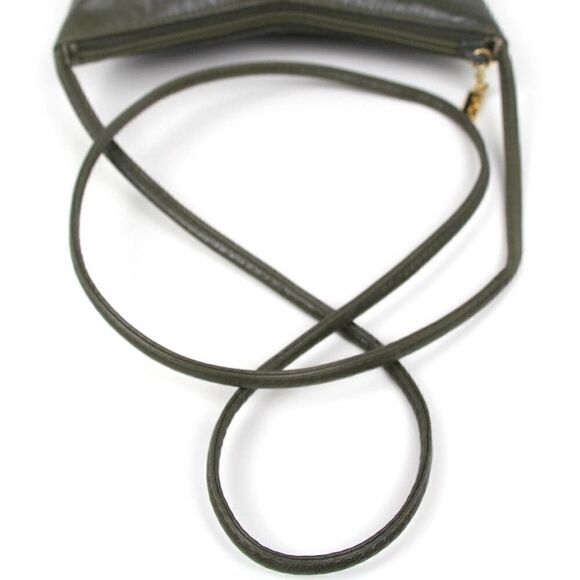 RODO ITALY OLIVE GREEN GENUINE LEATHER CROSSBODY SHOULDER BAG HANDBAG PURSE - Picture 7 of 12